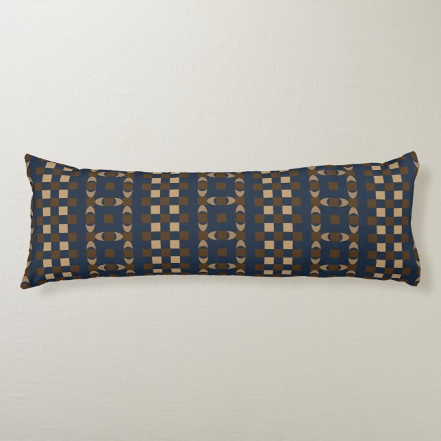 Midnight Sand Pattern Body Pillow  (Front)