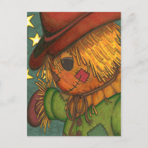 Midnight Scarecrow Postcard