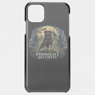 Midnight Security Rottweiler Halloween Gothic Guar iPhone 11 Pro Max Case