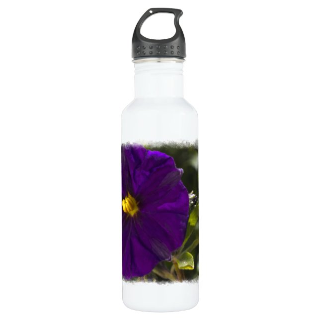 Midnight Shade Stainless Steel Water Bottle (Front)