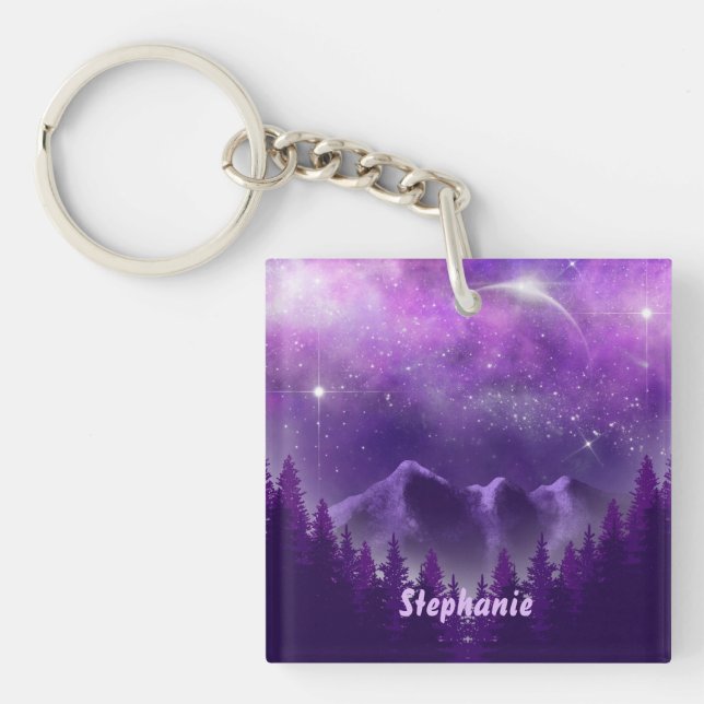 Midnight Sky  Keychain (Front)
