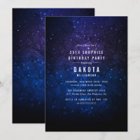 Midnight Sky & Shining Stars Galaxy Surprise Party