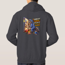 Midnight Snack Specialist Funny Raccoon Hoodie
