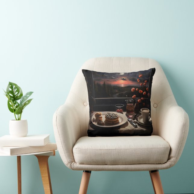 Midnight Snack Throw Pillow (Chair)