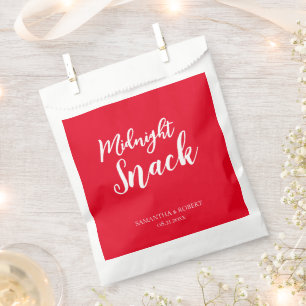 Midnight Snack Wedding Favor Bag
