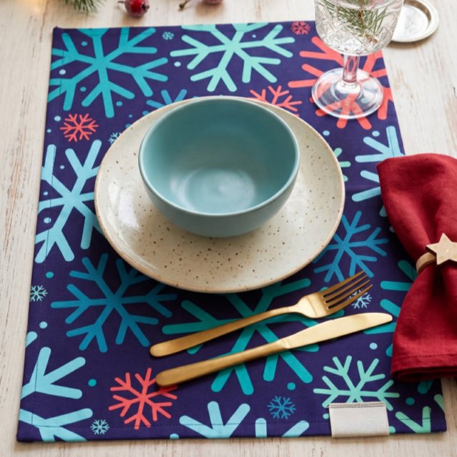 Midnight Snowfall Cloth Placemat (Creator Uploaded)