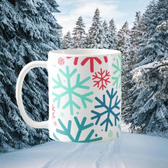 Midnight Snowfall – Snowflake Mug (Creator Uploaded)