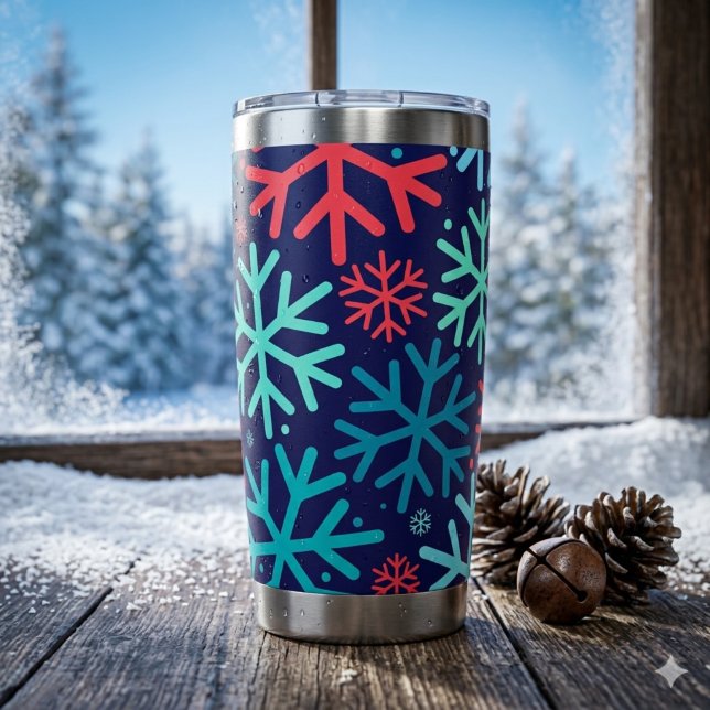 Midnight Snowfall Thermal Tumbler (Creator Uploaded)