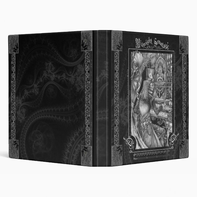 Midnight Sonata Notebook Binder (Background)