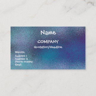 Midnight Sparkle - business card template