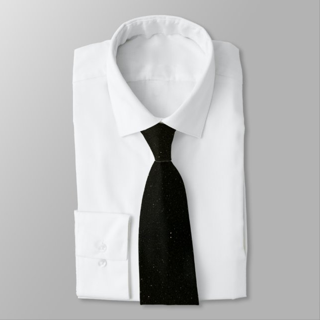 Midnight Sparkle Neck Tie (Tied)
