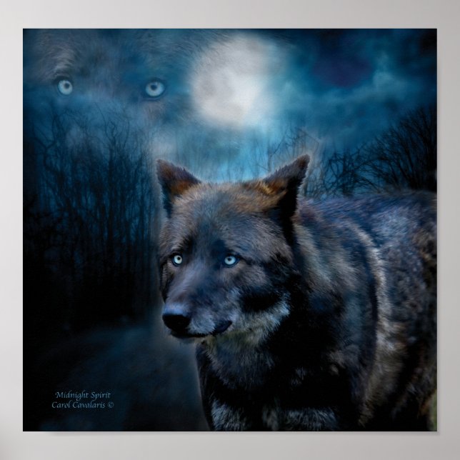 Midnight Spirit Art Poster/Print Poster (Front)