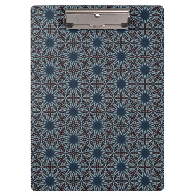 Midnight Starburst Lattice Clipboard (Front)
