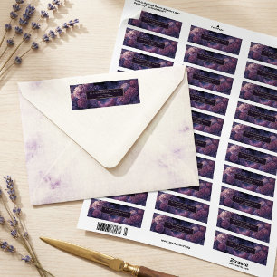 Midnight Stardust Celestial Mum Frame Label