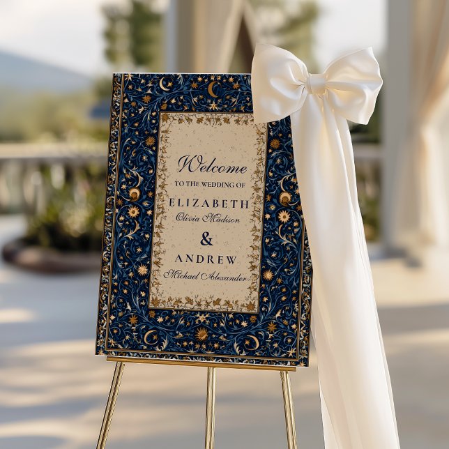 Midnight Stars Celestial Wedding Foam Board (Creator Uploaded)