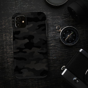 Midnight Stealth Urban Camo Black Charcoal Case-Mate iPhone 14 Case