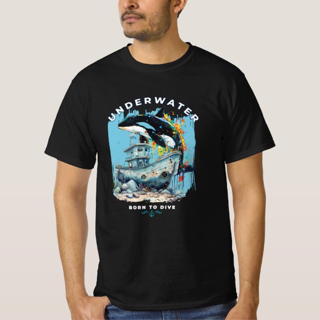 Midnight Summer Orca T-Shirt (Front)