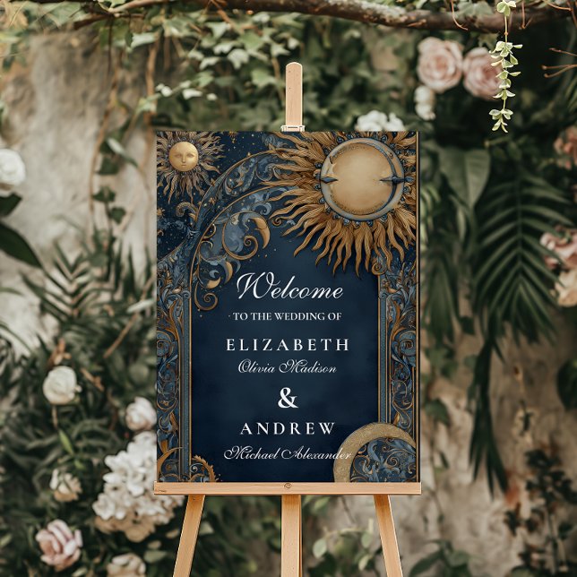 Midnight Sun Celestial Wedding Foam Board (Creator Uploaded)