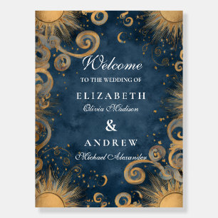 Midnight Sun Celestial Wedding Foam Board
