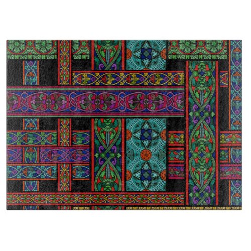 Midnight Sun Stained Glass Cutting Board