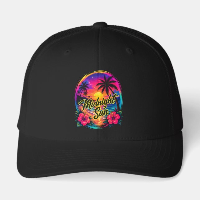 Midnight Sun Tropical Beach Sunset (Front)