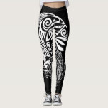 Midnight Surf Leggings<br><div class="desc">Polynesian surf design</div>