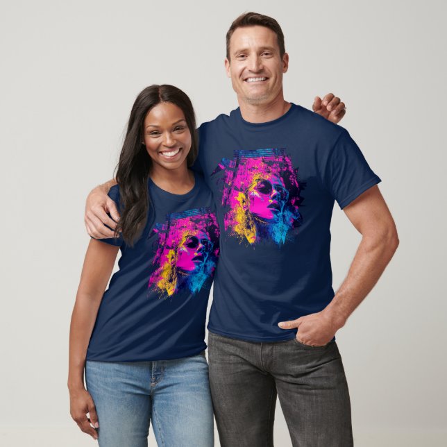 Midnight Surge: Dark Wave T-Shirt (Unisex)