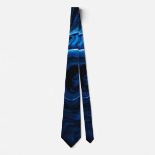 Midnight Swirl Neck Tie