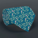 Midnight Teal Wedding Keepsake  Neck Tie<br><div class="desc">Personalize the text with your details. Matching products are available. Feel free to get in touch with me to suggest items for this set or seek further assistance.</div>