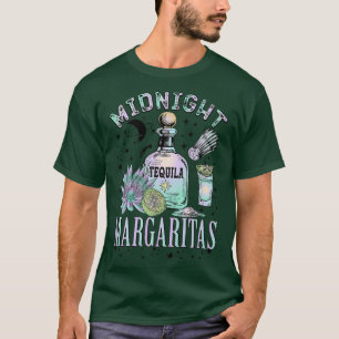 Midnight Tequila Margaritas Lime Tequila Drink Mag T-Shirt