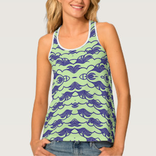 Midnight Tide Mandala Tank Top