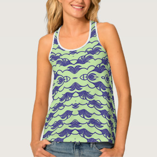 Midnight Tide Mandala Tank Top