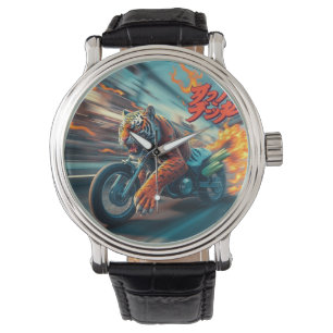 Midnight Tiger Rider Watch