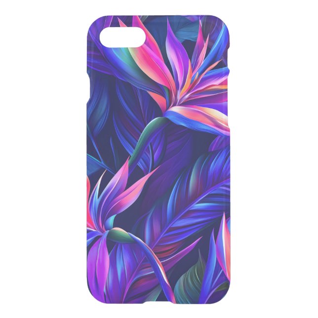 Midnight Tropical Rainforest Uncommon iPhone Case (Back)