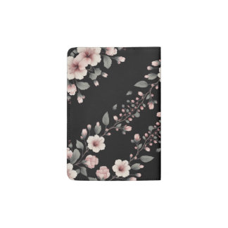 Midnight Tropics Passport Holder