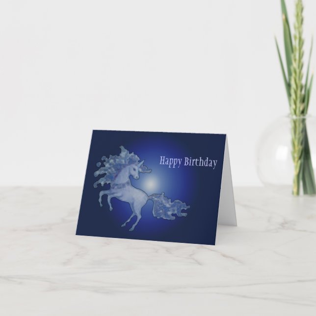 Midnight Unicorn - Customized Card (Front)