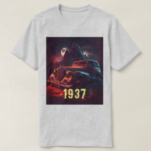 MIDNIGHT VINTAGE CAR 1937    T-Shirt