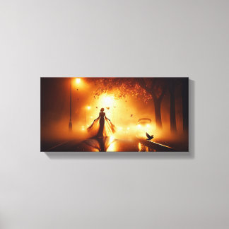 Midnight Waltz In The Mist Canvas Print