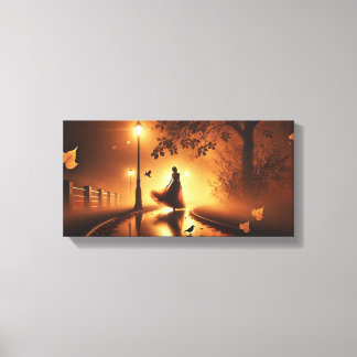 Midnight Waltz In The Mist Canvas Print