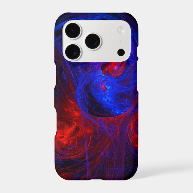 Midnight Wave - Abstract Fractal Art Iphone Case (Back)