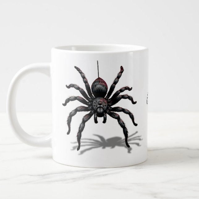 Midnight Weaver (Spider and the Web) Themed  Giant Coffee Mug (Left)