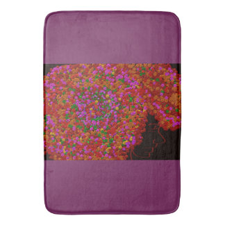 Midnight's Bloom Bath Mat