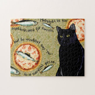 Midnight's Sardine Pizza Jigsaw Puzzle