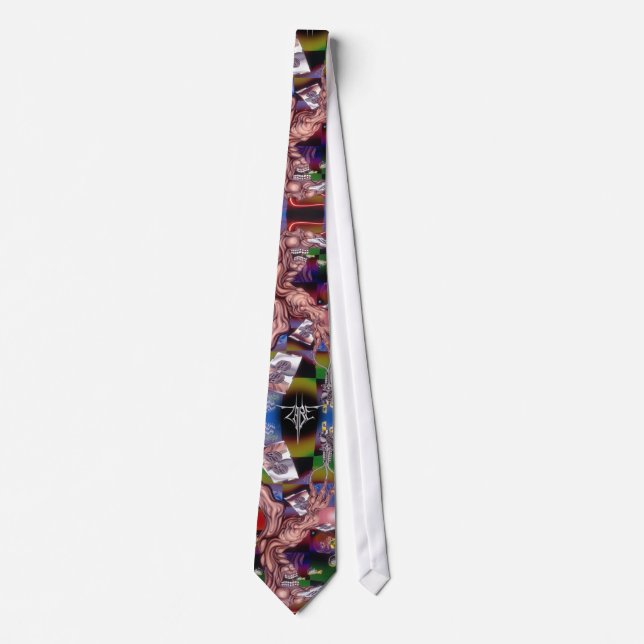 midnightskatetie neck tie (Front)