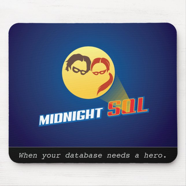 MidnightSQL Consulting - Mouse Pad (Front)