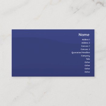 Midnightwave - Business Business Card by ZazzleProfileCards at Zazzle