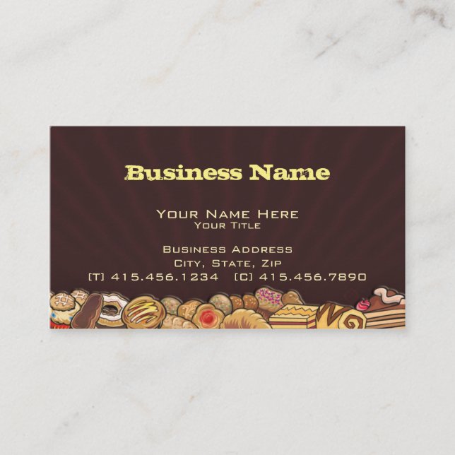 midnite snack ~ bc business card (Front)
