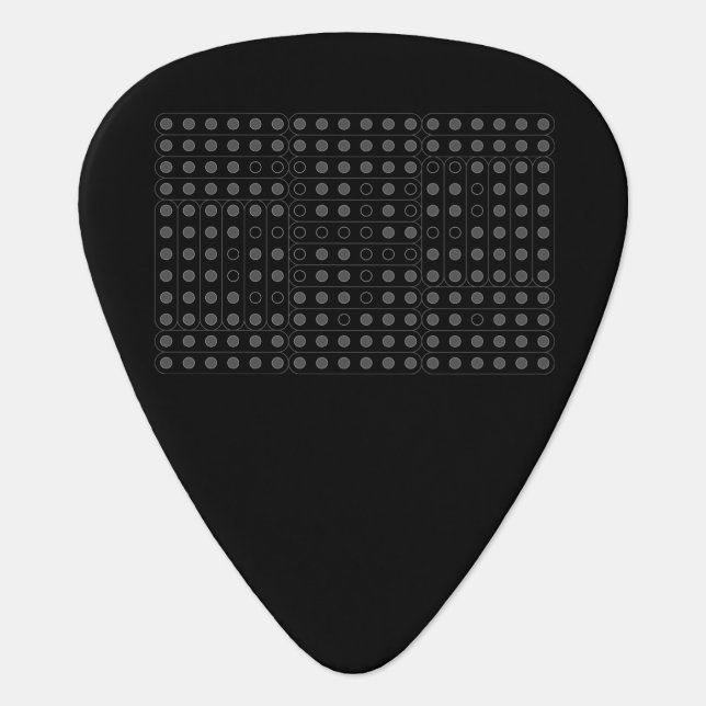 midoBK Guitar Pick (Front)