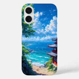 Midori to Umi no Michi iPhone 16 Case
