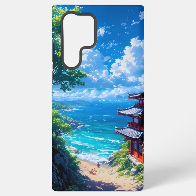 Midori to Umi no Michi  Samsung Galaxy Case (Back)